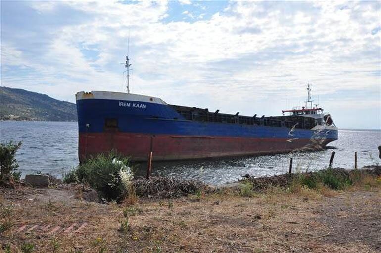 MV İrem Kaan Çanakkalede Karaya Oturdu